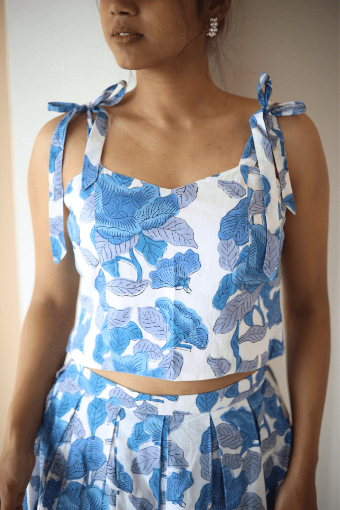 Blue Bloom Co - ord Set - Runak Zunak