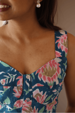 Azure Corset Mini Dress