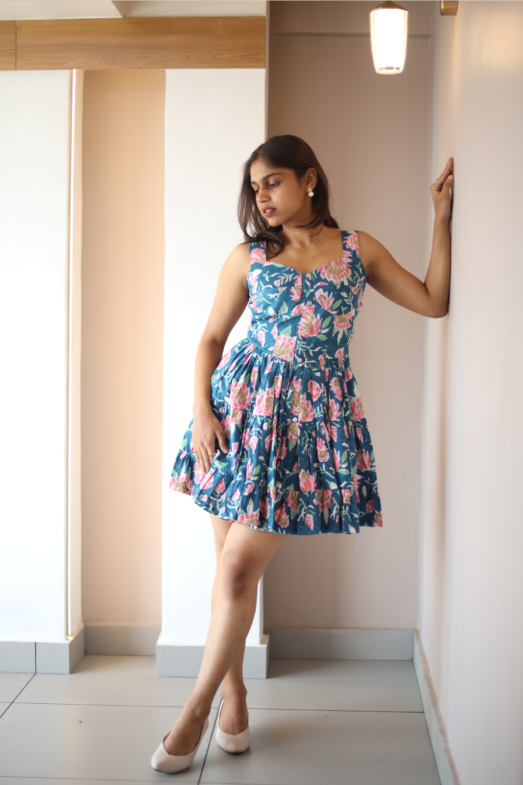 Azure Corset Mini Dress