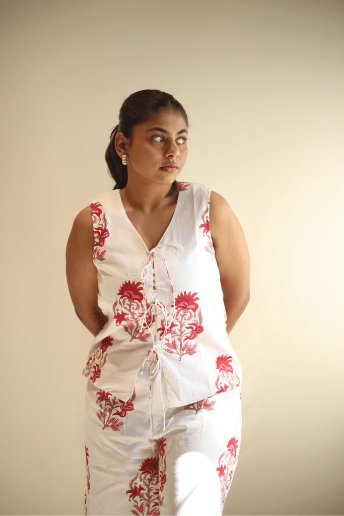 Floral Flame Co - ord Set - Runak Zunak