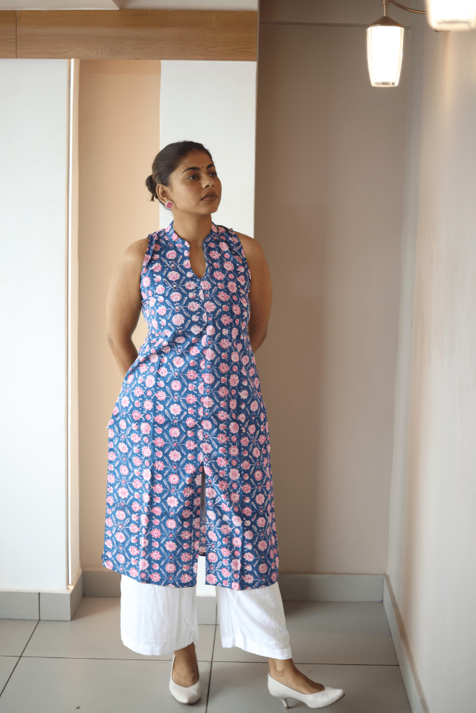 Nisha Collar Kurti - Runak Zunak